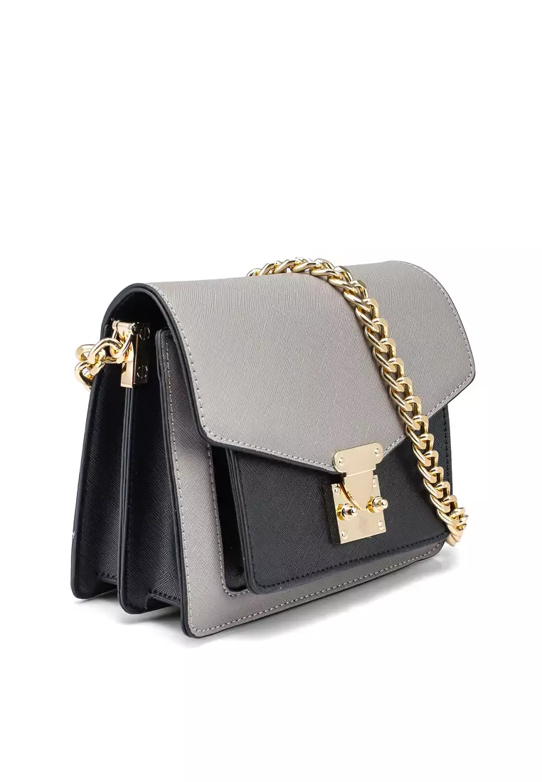 Women's Shoulder Bag / Sling Bag / Crossbody Bag (Tas Bahu / Tas Selempang Wanita) - Abu-Abu