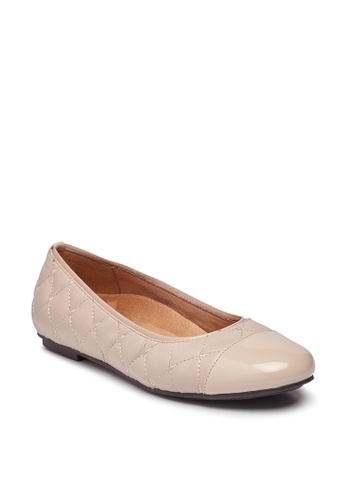 Vionic beige Spark Desiree Ballet Flat Womens Casual Shoes 6AA36SHC6B6345GS_1
