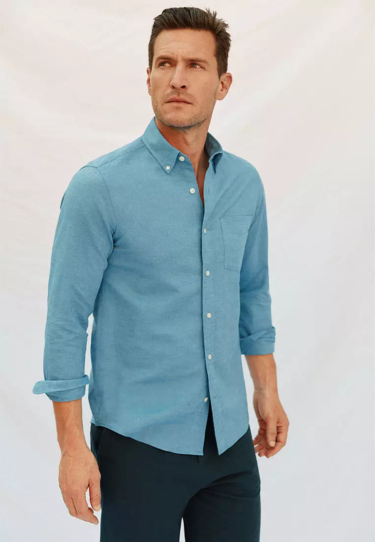 Plain Linen Cotton Shirt