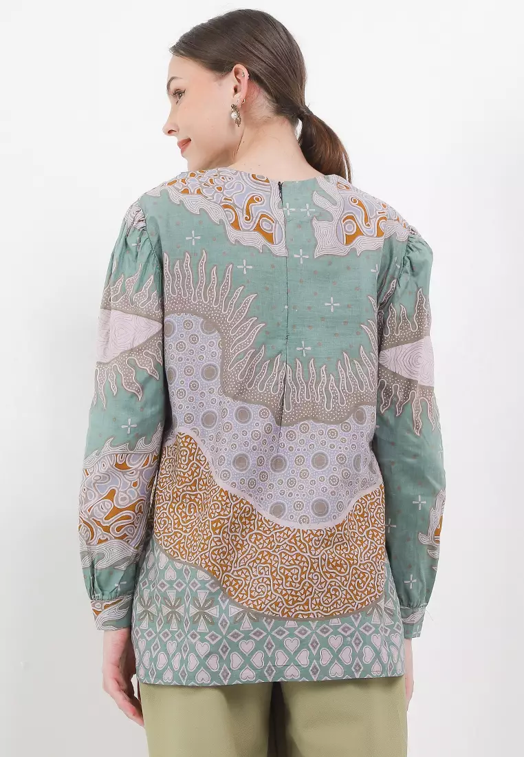 Turkey Blouse Batik Premium Wanita Casual Modern