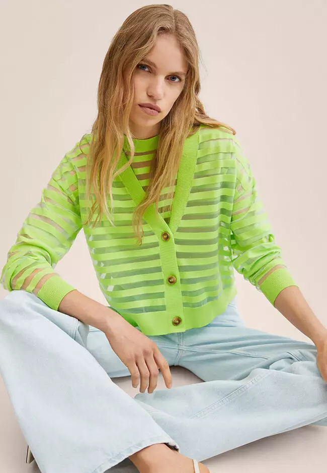 Semi-Transparent Knitted Sweater