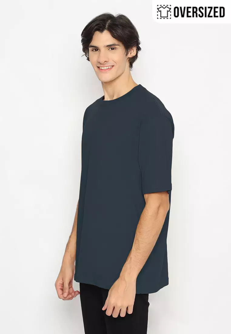 RBJ T-Shirt Cotton Combed Polos Oversized Pria 2079250001