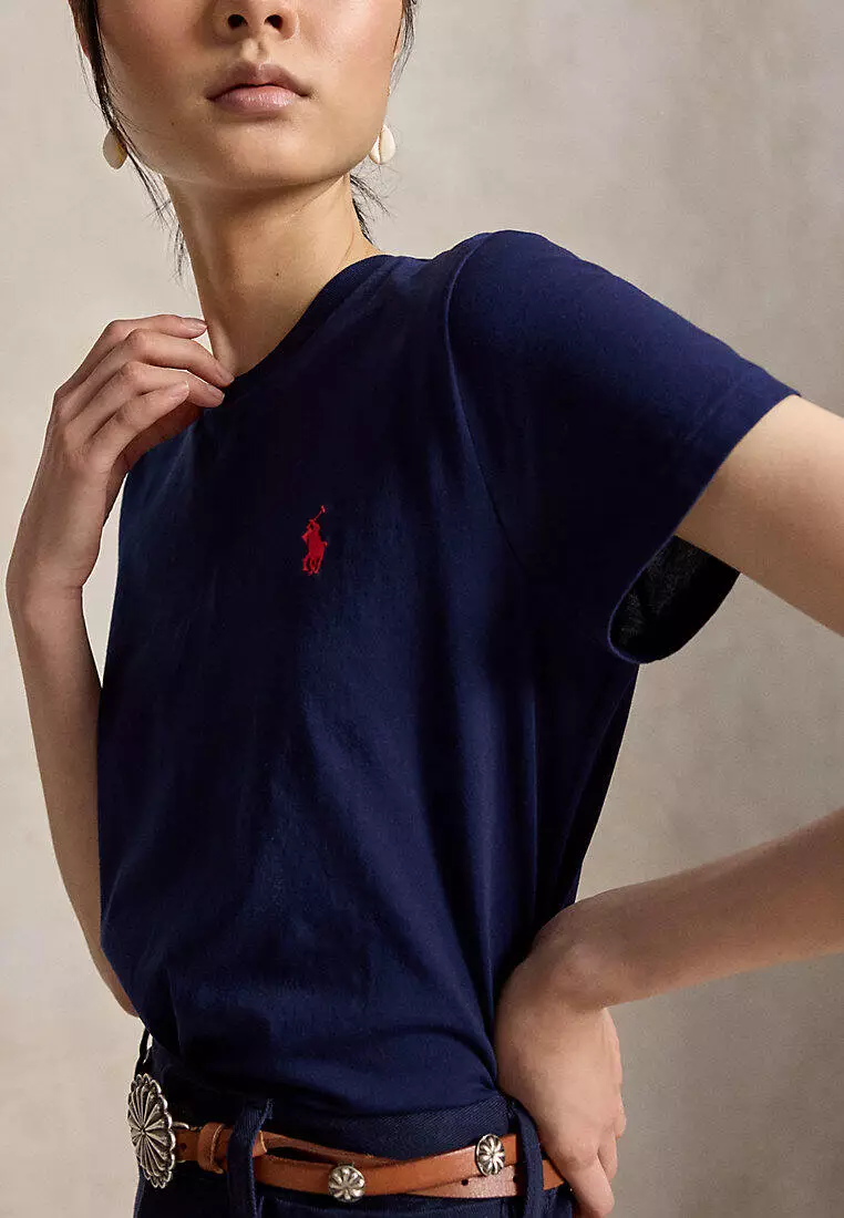 Classic Fit Cotton Jersey Crewneck Tee