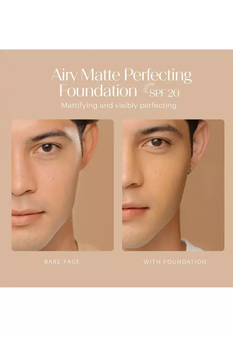 blk cosmetics Airy Matte Perfecting Powder Foundation SPF 20 Vanilla - Oat