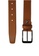 Oxhide brown Formal Leather Mens Belt - Business Belt Brown - Profile Tan 67439ACB408563GS_2