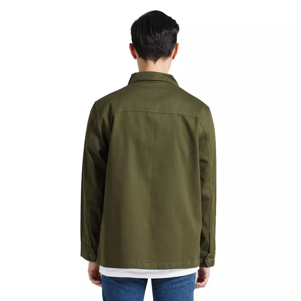 Lee Cooper Long Shirt Fatigue Olive