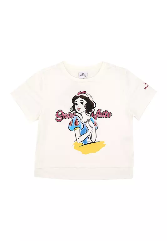 Girls Licensed Graphic Long Back T-Shirt "Snow White"