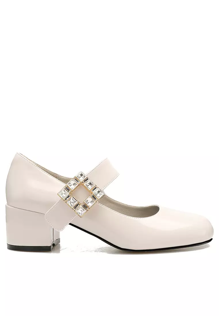 Discount on Twenty Eight Shoes  shoes - SKU: 5cm Rhinestone Strap Patent Leather Mary Jane Shoes Te868-2