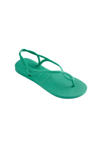 Havaianas green Women Luna Sandals DFD70SH78A3A3DGS_1