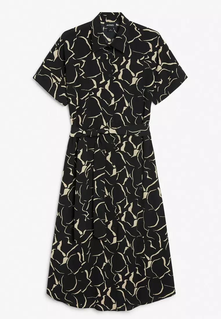 Buy Monki Belted Button Up Dress 2024 Online ZALORA Philippines