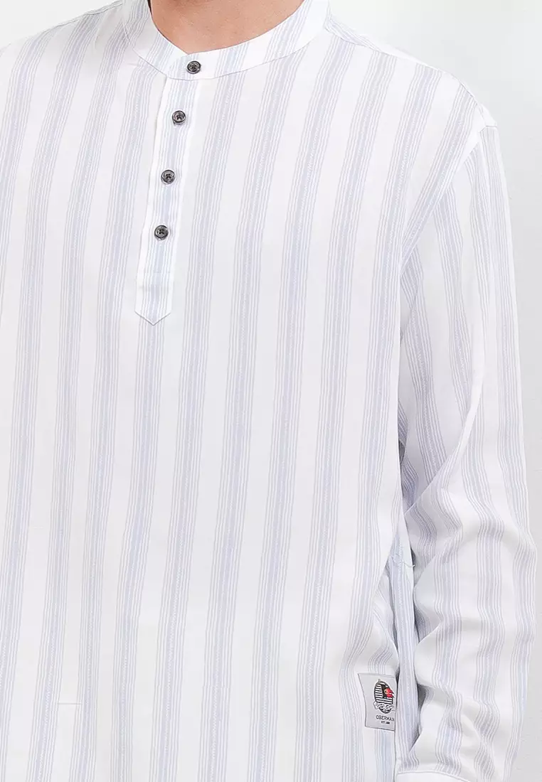 Caspian Vertical Stripe Pattern Shirt