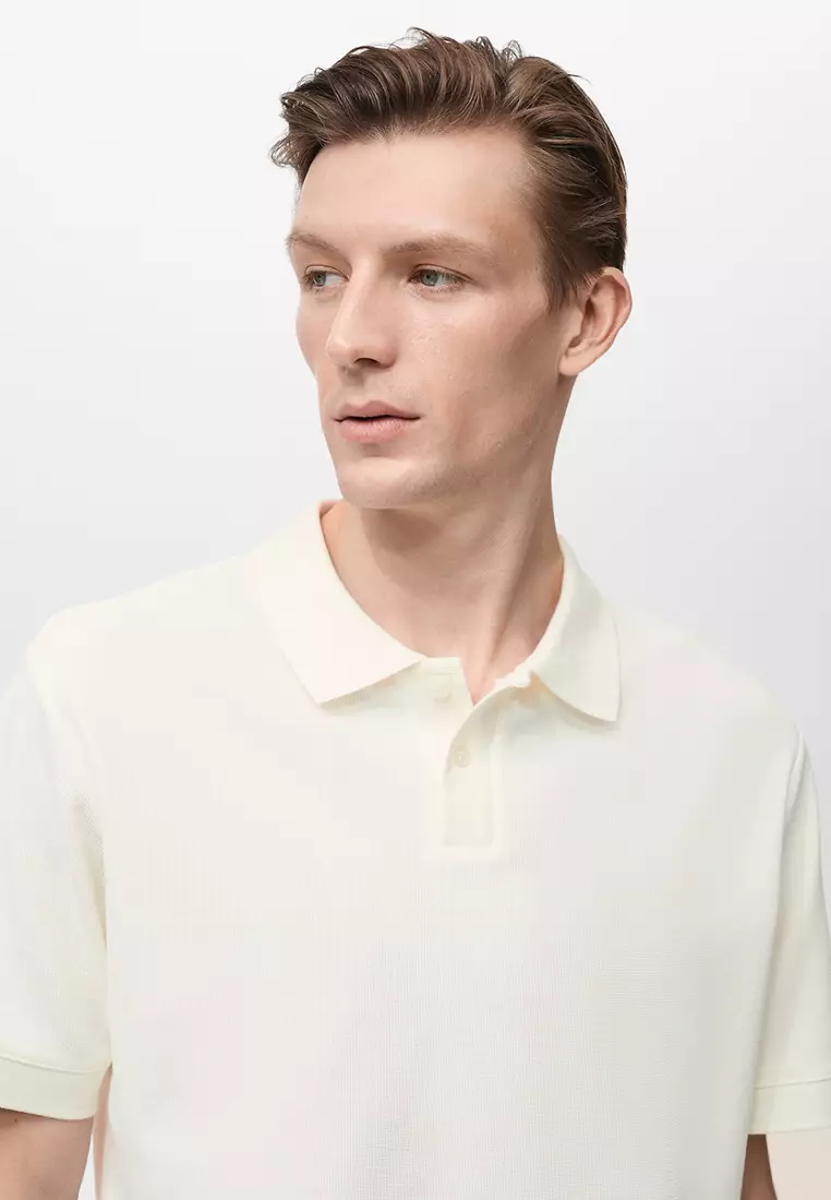 White Polo Hemd Heren Pure Cotton Slim Fit Polo Shirt White Tommy