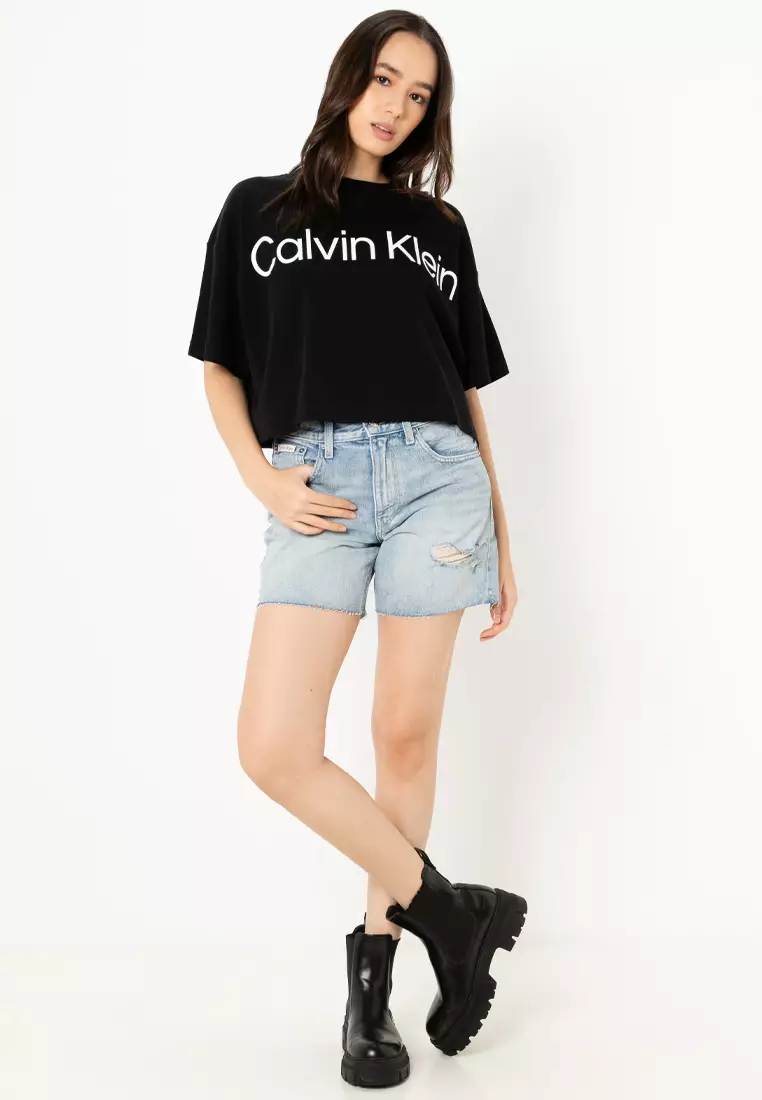 Boxy Logo Graphic Tee - Calvin Klein Sport
