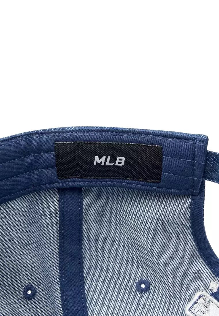 Jual MLB Korea Denim New Structured Ball Cap - NY Indigo