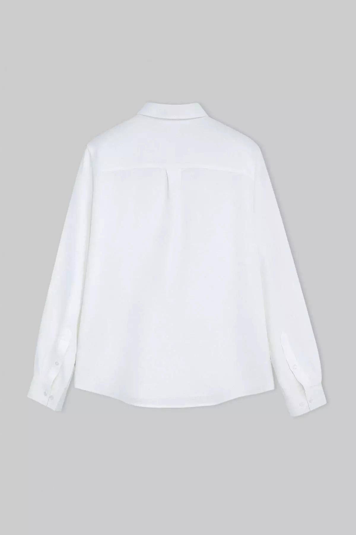 Buy Trendyol White 100% Linen Regular/Normal Men'S Shirt Tmnss26Go00039 ...