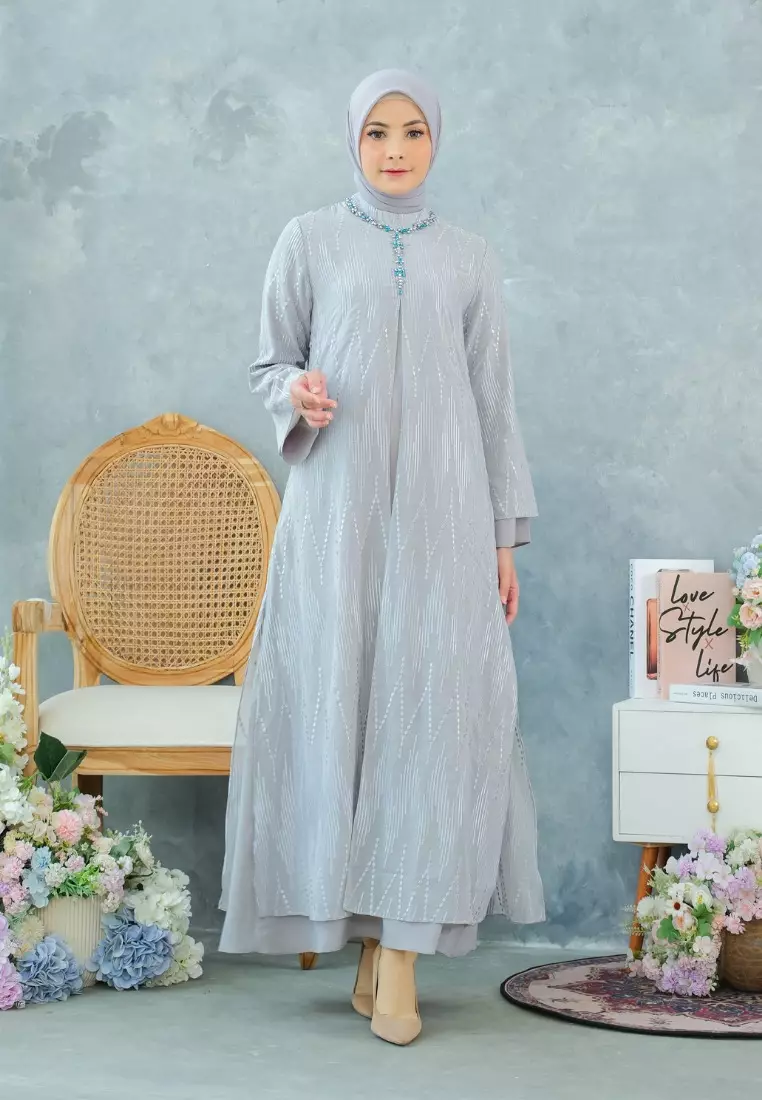Long dress cheap brukat