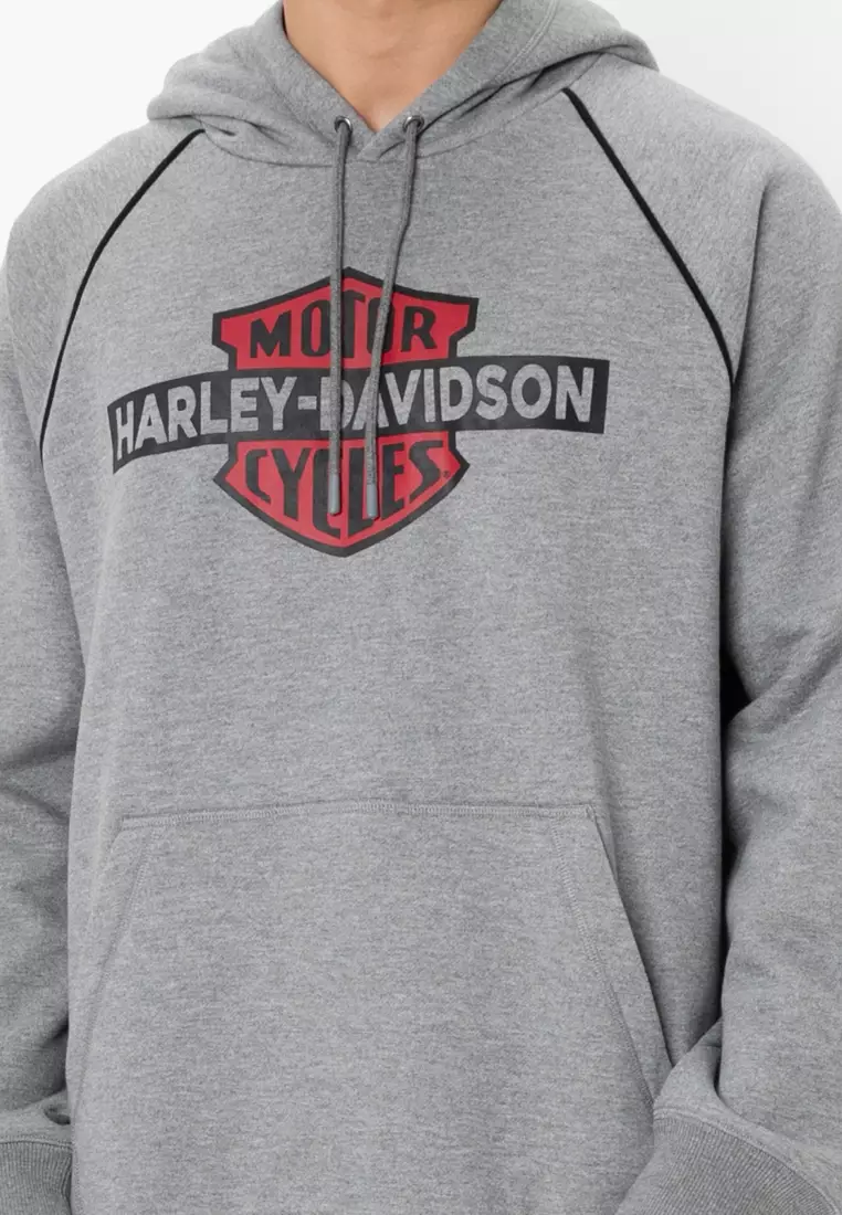 Harley-Davidson® Bar & Shield Contrast Pullover Hoodie