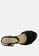 Rag & CO. black Studded Suede Wooden Clogs 2155DSH91A6815GS_6