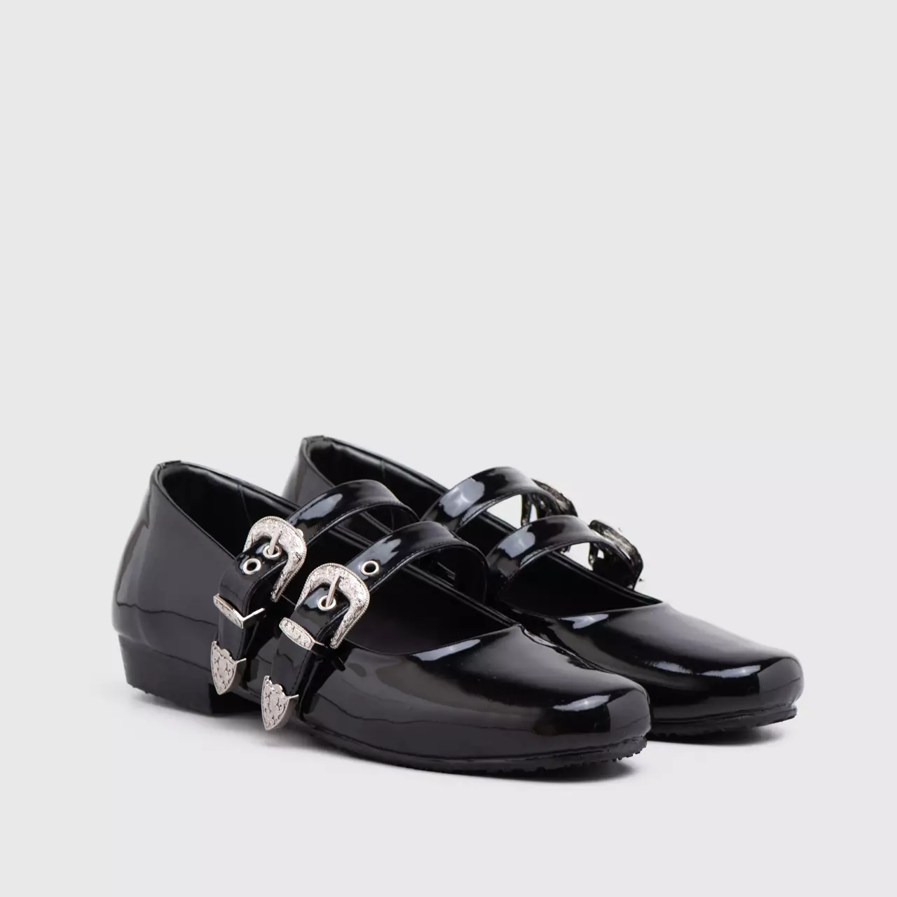 Baleva Flat Shoes Pantera Black