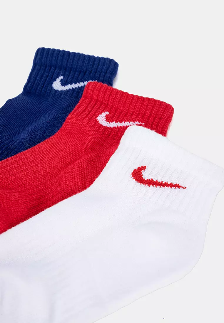 Everyday Cushioned Training Ankle Socks (3 Pairs)