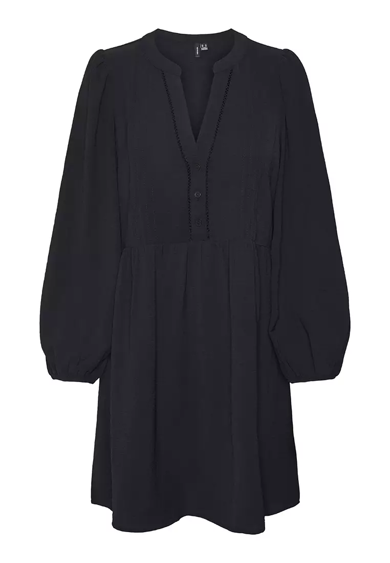 Buy Vero Moda Emma Long Sleeve Lace Dress 2026 Online | ZALORA