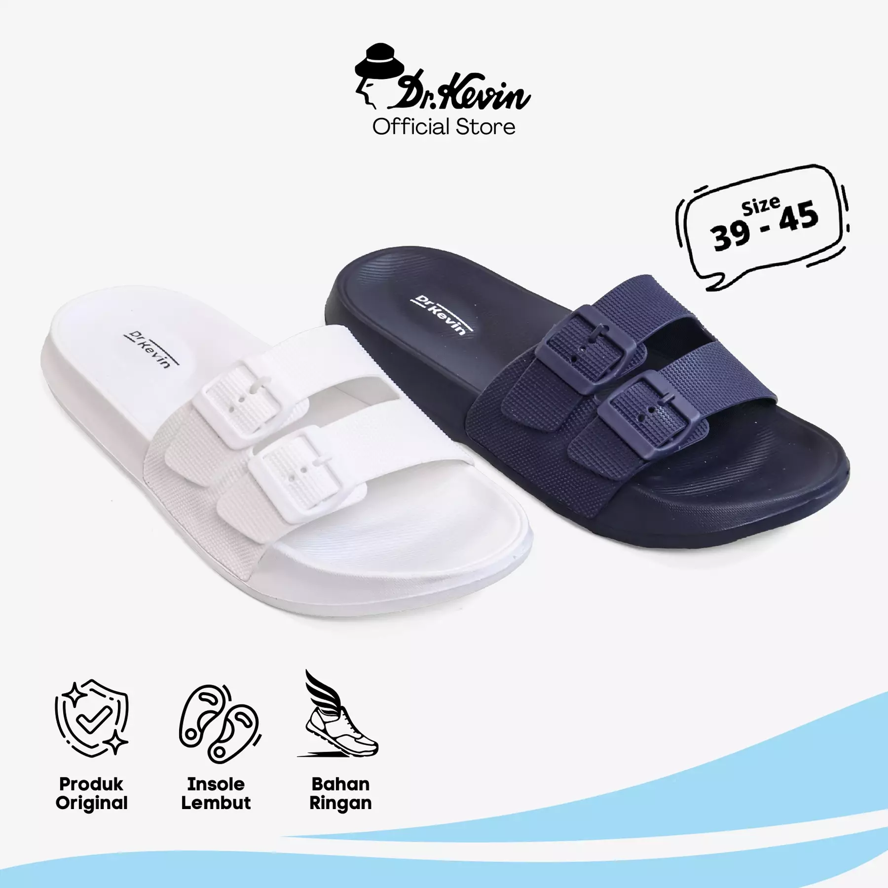 Dr. Kevin Sandal Selop Pria Kasual 871-120