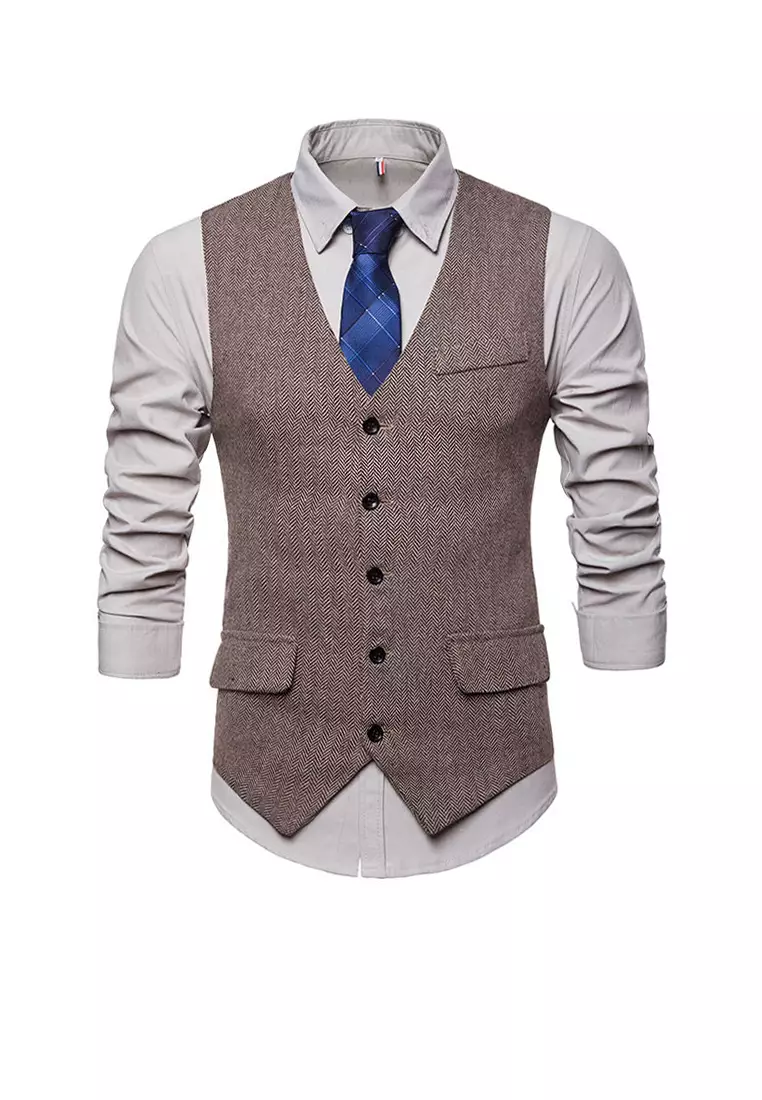 Mens formal wear on sale vests