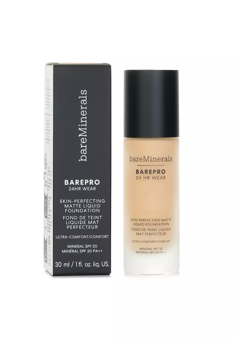 BAREMINERALS - BAREPRO 24HR WEAR Skin Perfecting Matte Liquid Foundation Mineral SPF 20 - # Fair 10 Warm 30ml/1oz