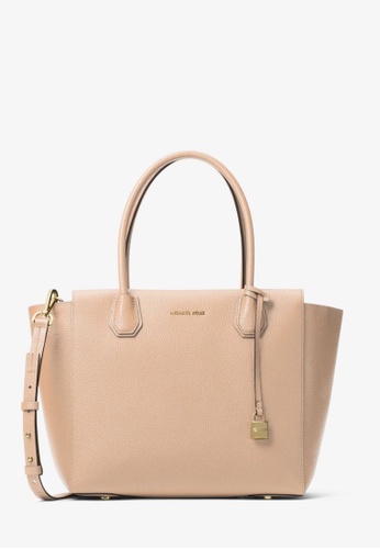 michael michael kors mercer large leather tote