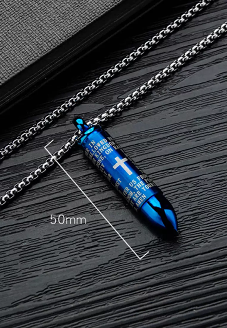 Bible Bullet Pendants Necklace