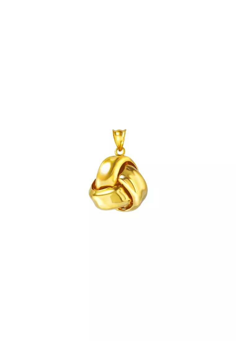 TOMEI Lusso Italia Knot Pendant, Yellow Gold 916