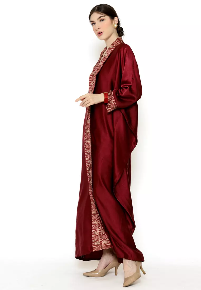 Kanzi Exclusive Long Sleeve Songket Kaftan
