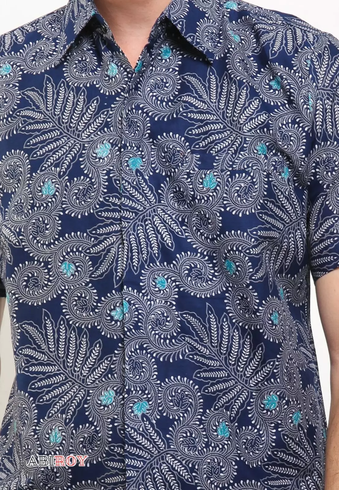 Kemeja Batik Pria Premium Slimfit Elegant Modern Lengan Pendek Danu