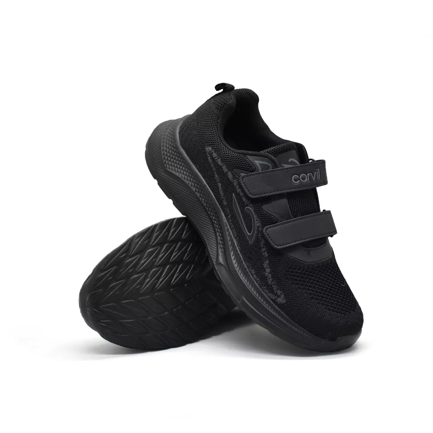 Carvil Sepatu Anak Castle-01 Black/Black