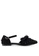 Berrybenka 黑色 人造毛皮鑽飾平底鞋 ADA3DSH0258E94GS_1