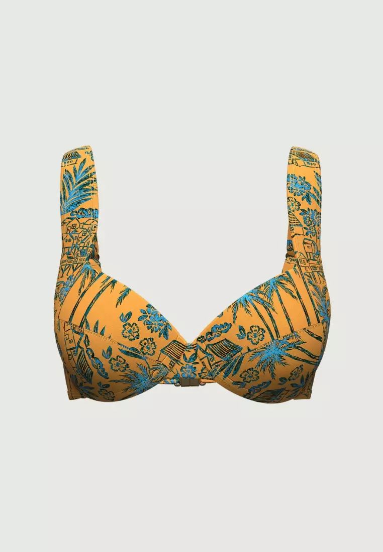 Tropadelic Days Marigold Plus Cup Bikini Top