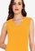 ZALORA WORK yellow Asymmetric Hem Dress 358A0AA5CF5B7FGS_3