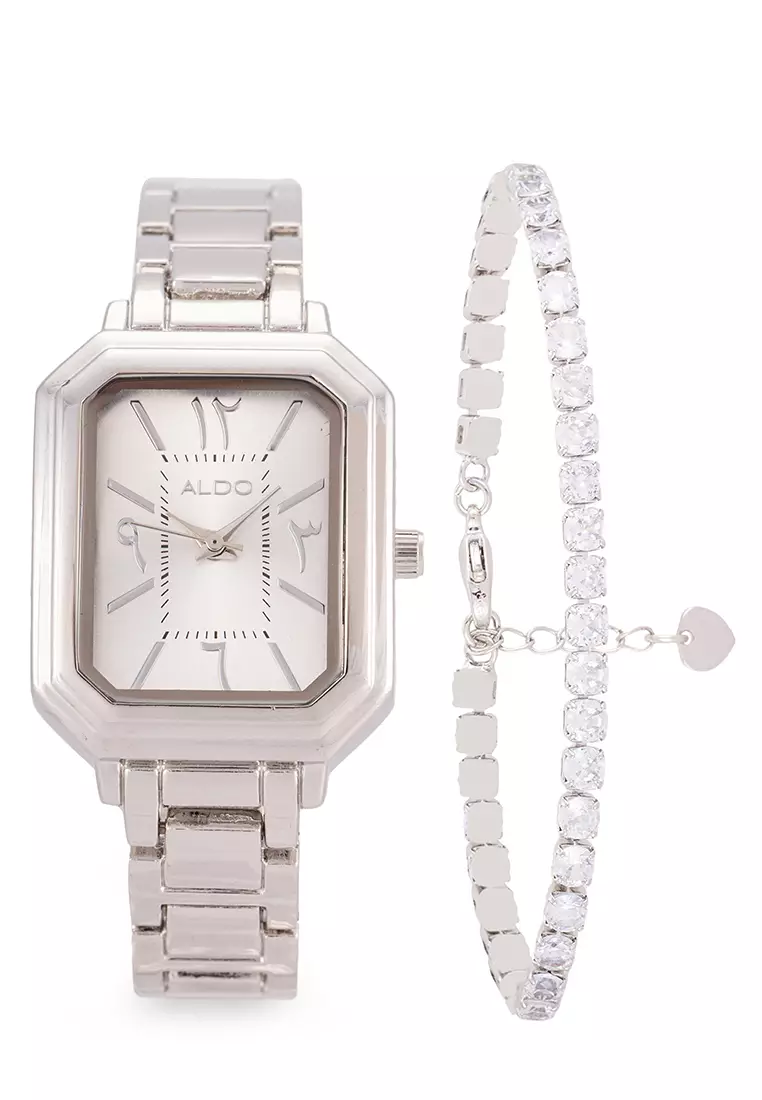 Aldo watch and bracelet set deals