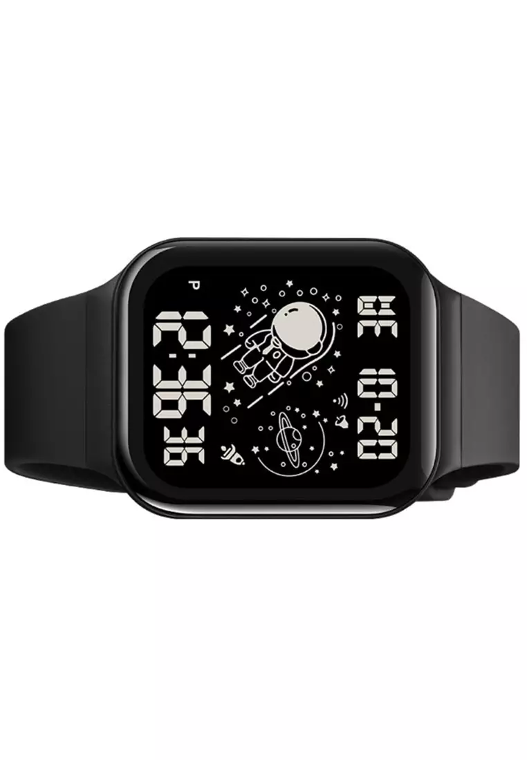 Jam Tangan Digital Pria Waterproof Many Function Strap Tali Material PU Silicone IR29 ORIGINAL