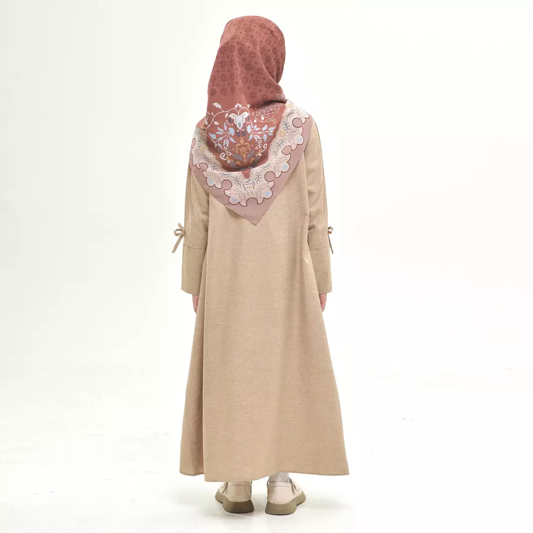 Rabbani - Dress Muslim Anak Perempuan Bani Batuta Couple Sarang Daneswara Exclusive - Beige