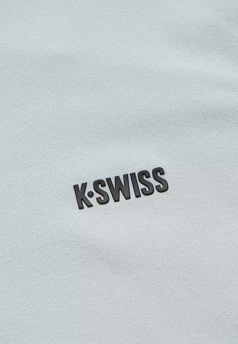 男裝 K-SWISS LOGO 半拉鏈上衣