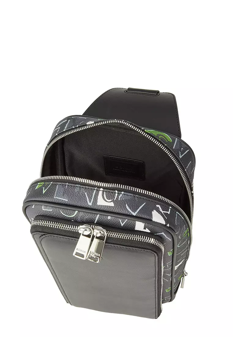 Black Gerardo Crossbody Bag