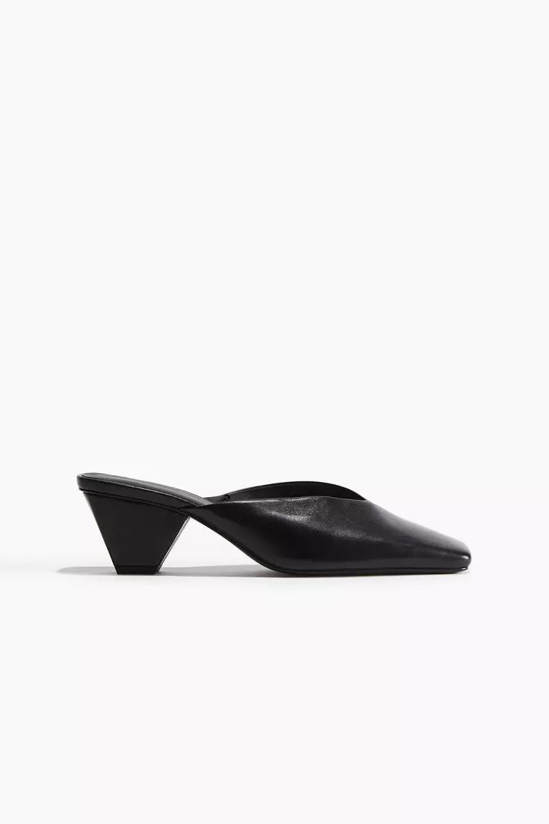 Discount on H&M  shoes - SKU: Cone-heel leather mules