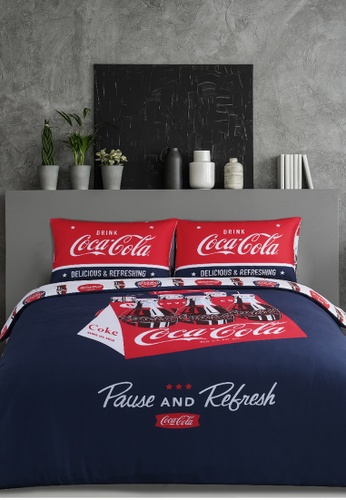 Casablanca Coca Cola 2020 Bedding Set, Coca Cola Queen Bed Set