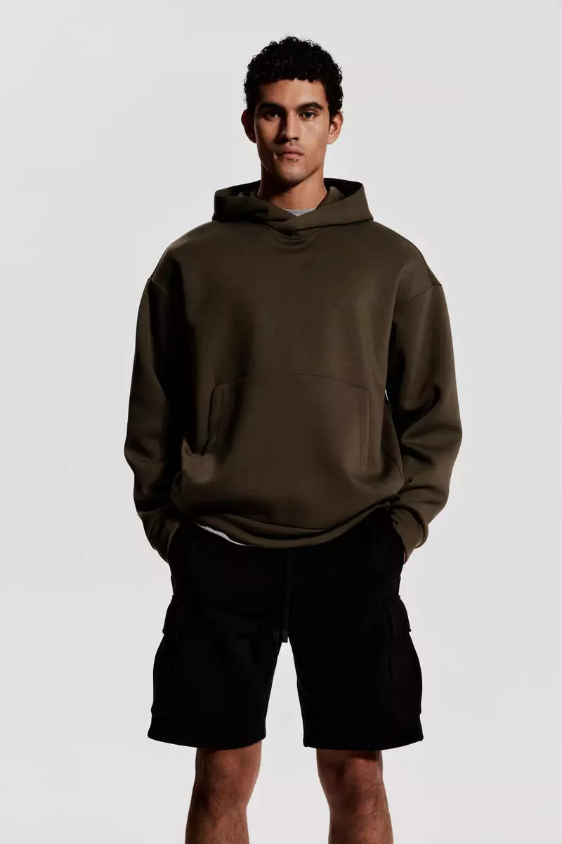 Long sports cargo shorts