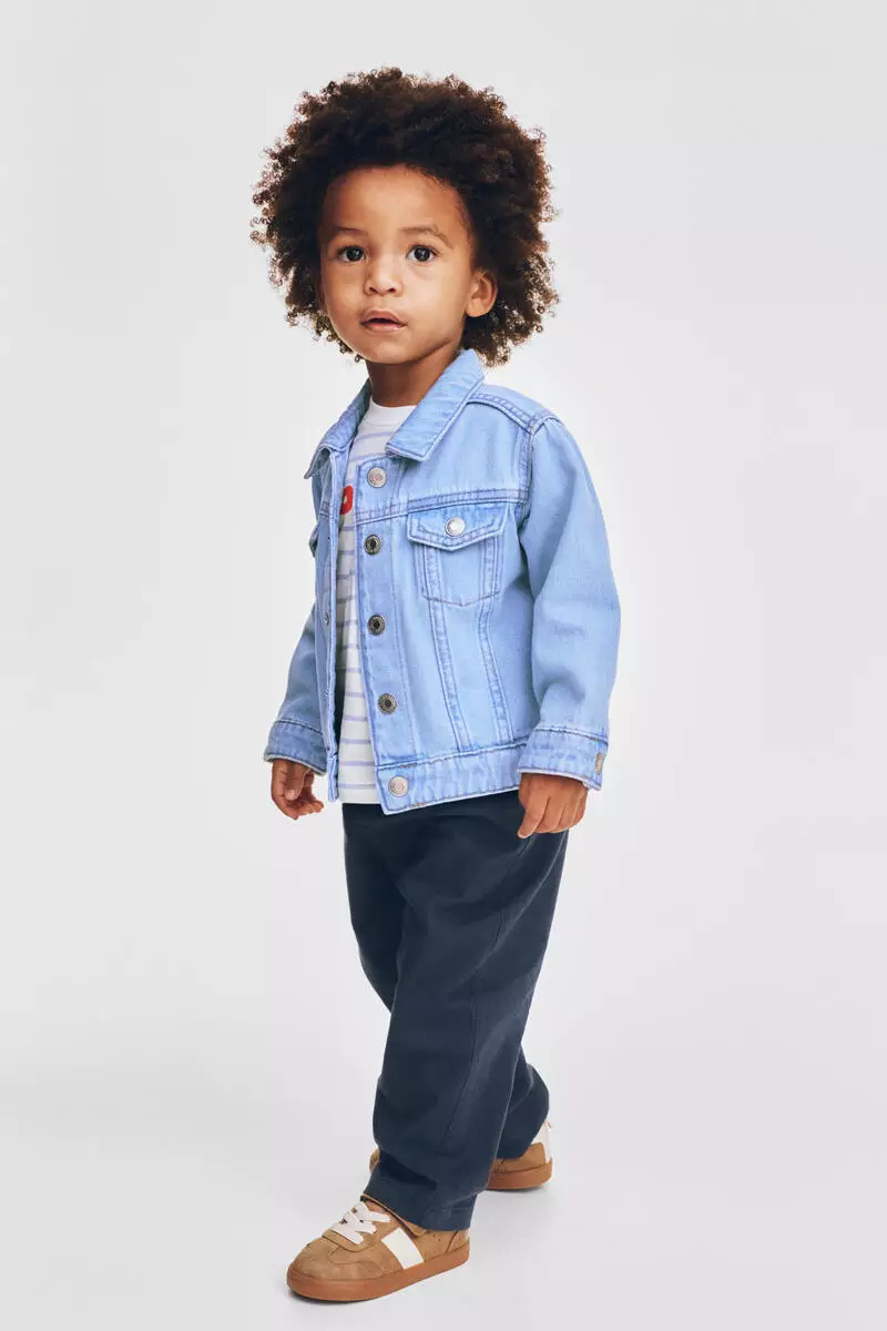 Linen-blend trousers