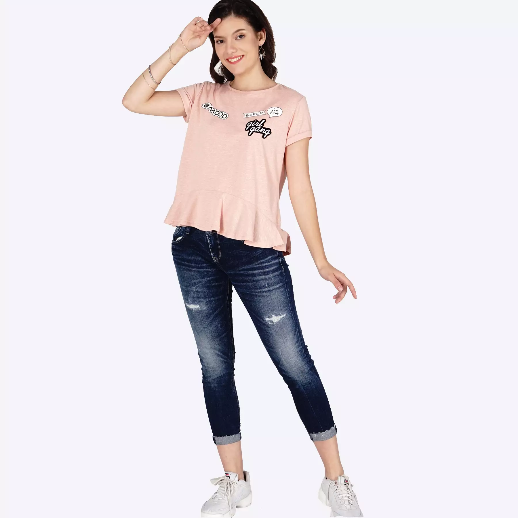 Kaos Wanita Persicum Dusty Pink