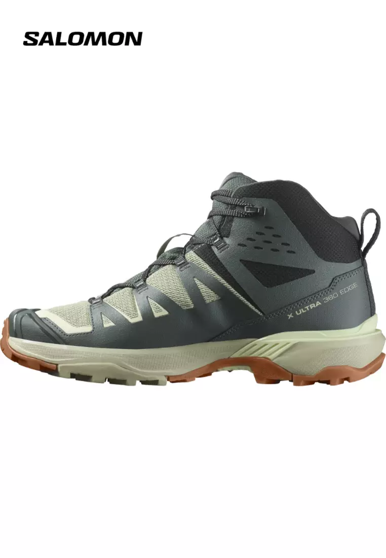 X ULTRA 360 EDGE MID GTX Men Outdoor Shoes in Urban Chic / Alfalfa / Transparent Yellow