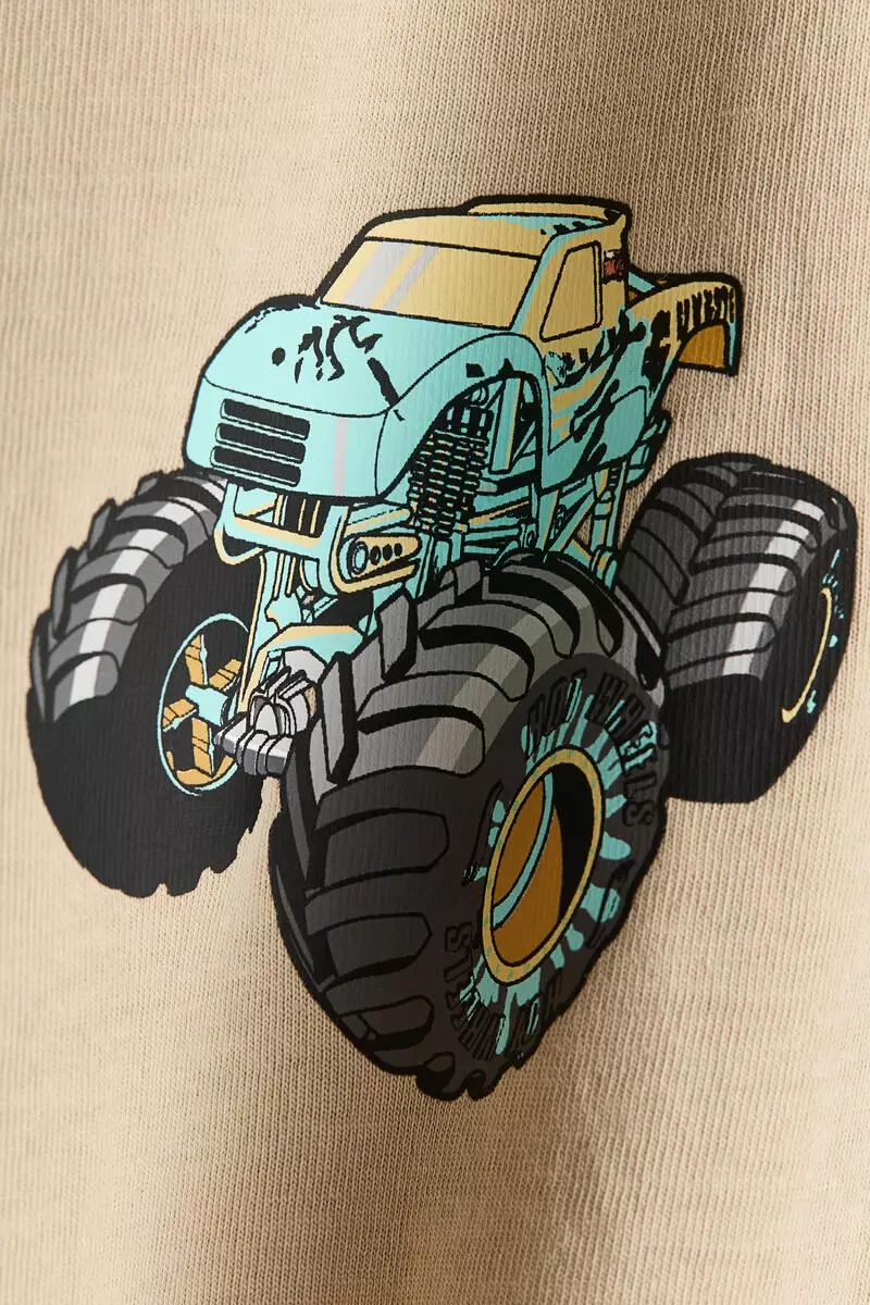 Oversized printed T-shirt
