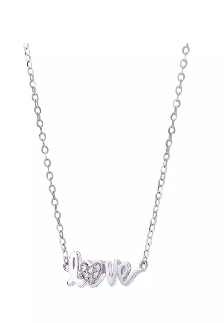 Chain with 2025 love pendant